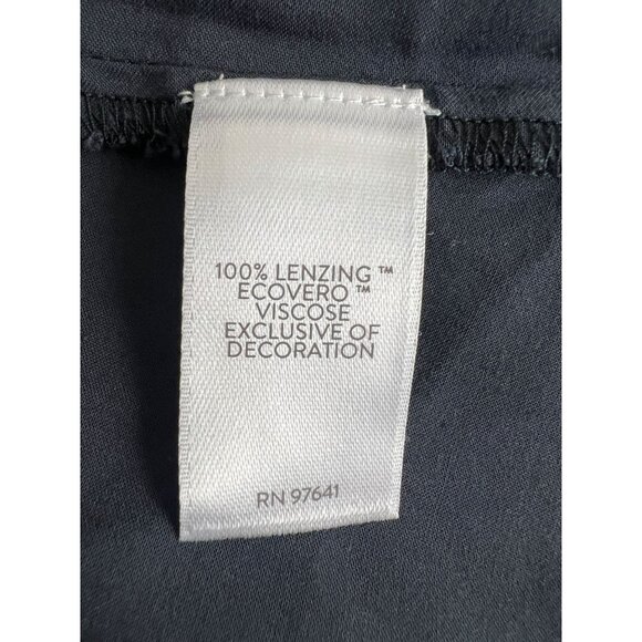 J. Jill NWT  2X Black Halter Dress Beaded Strap Sleeveless Shift Knee Length - Picture 9 of 10